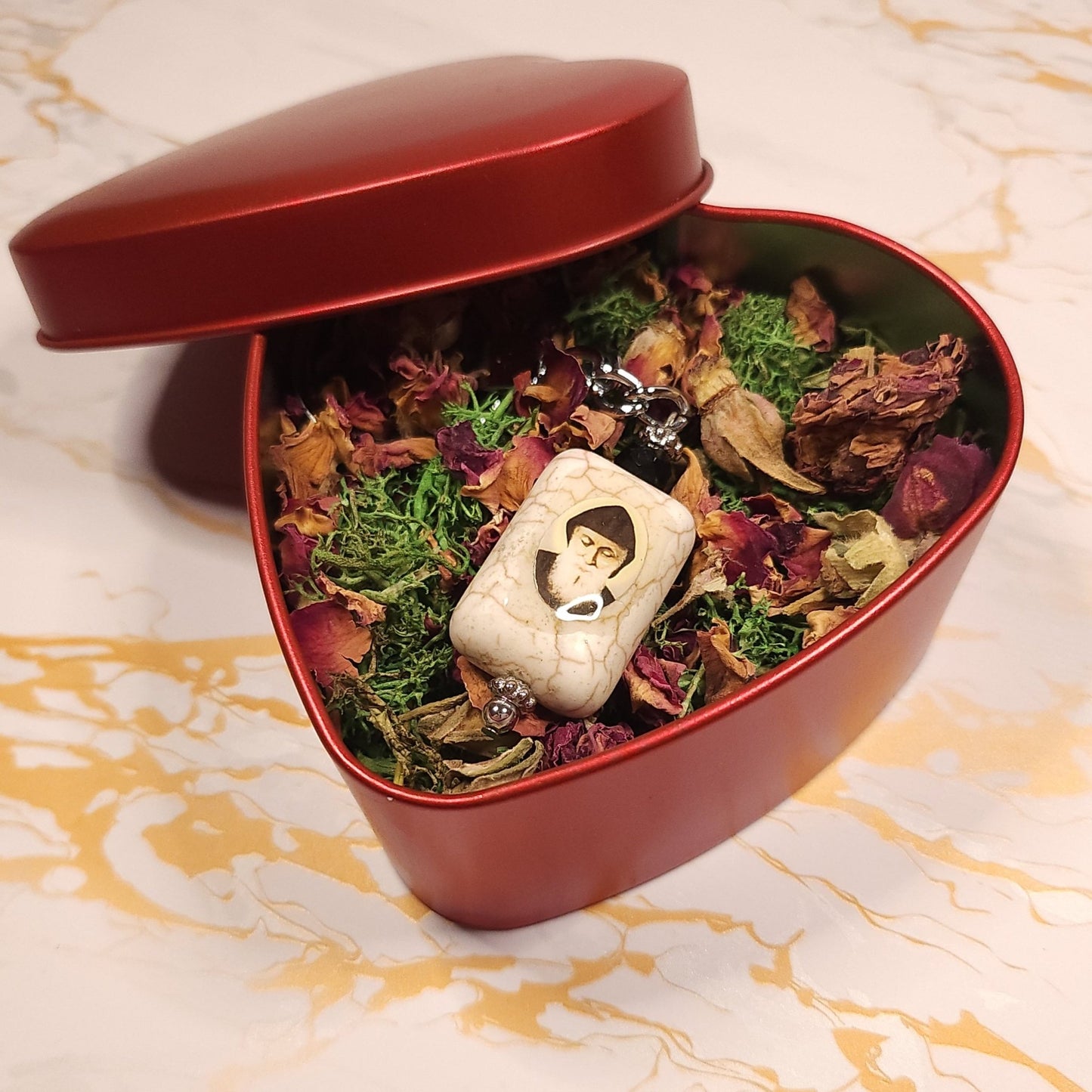 Saint Charbel - Valentine's Day Heart Box - Our Lady of Gifts
