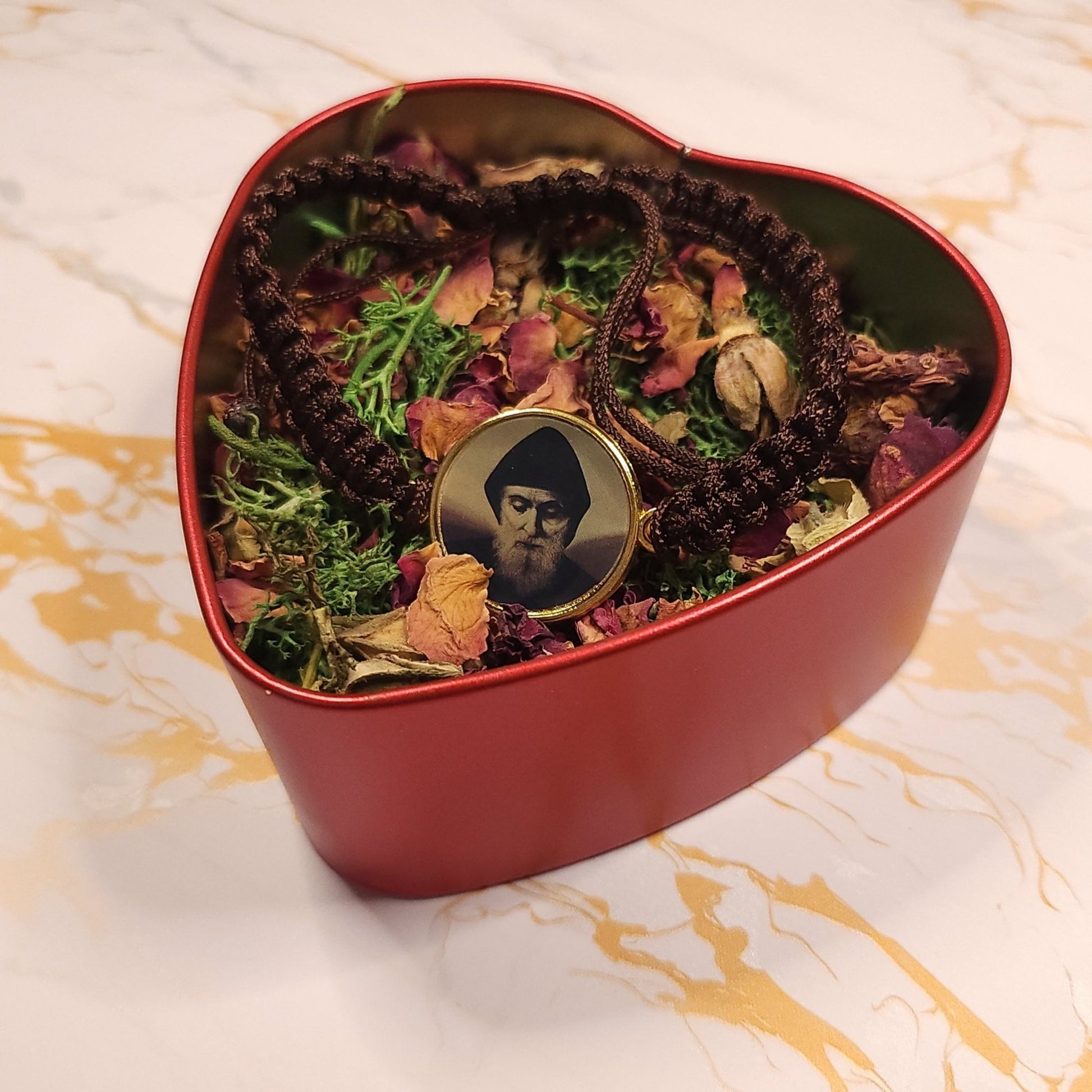 Saint Charbel - Valentine's Day Heart Box - Our Lady of Gifts