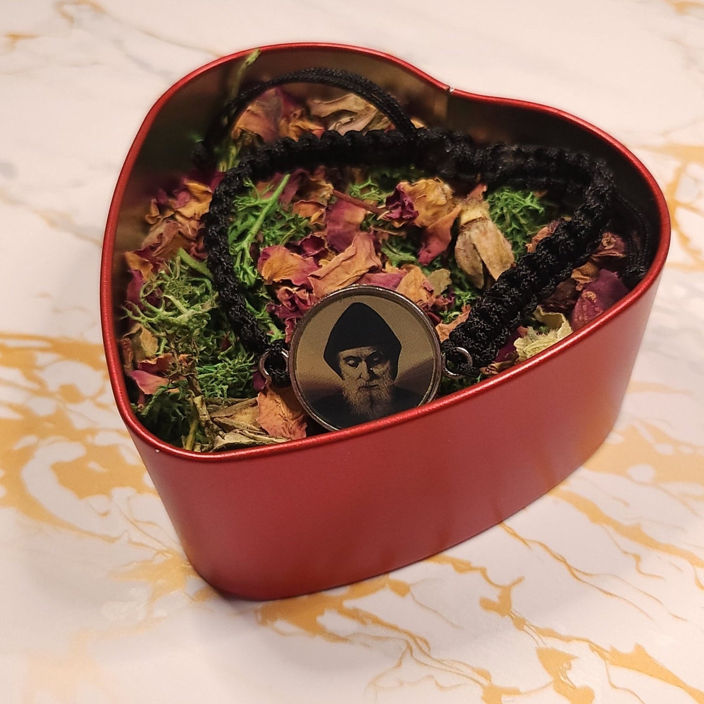 Saint Charbel - Valentine's Day Heart Box - Our Lady of Gifts