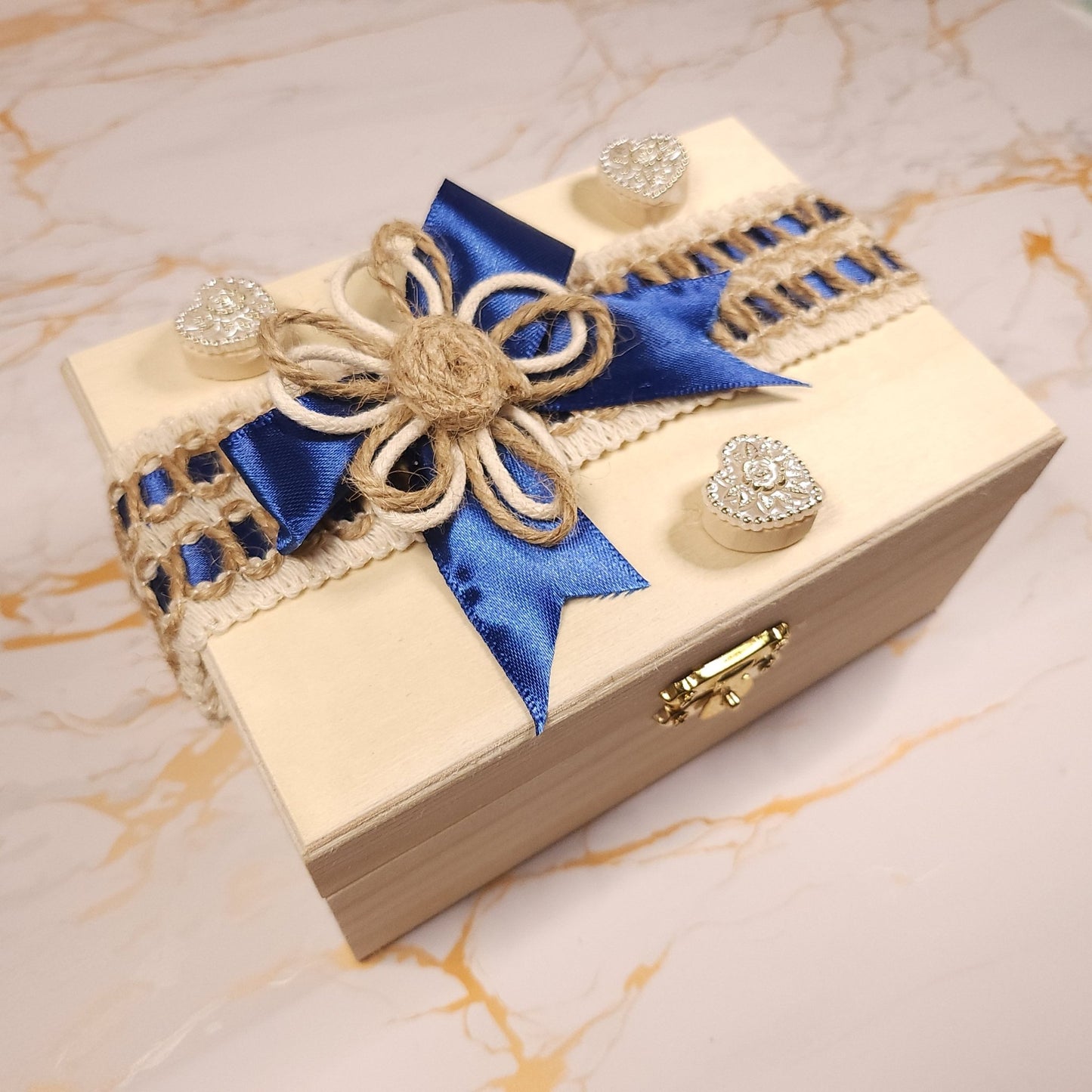 Saint Charbel Wooden Treasure Box (include relic bracelet) - Our Lady of Gifts