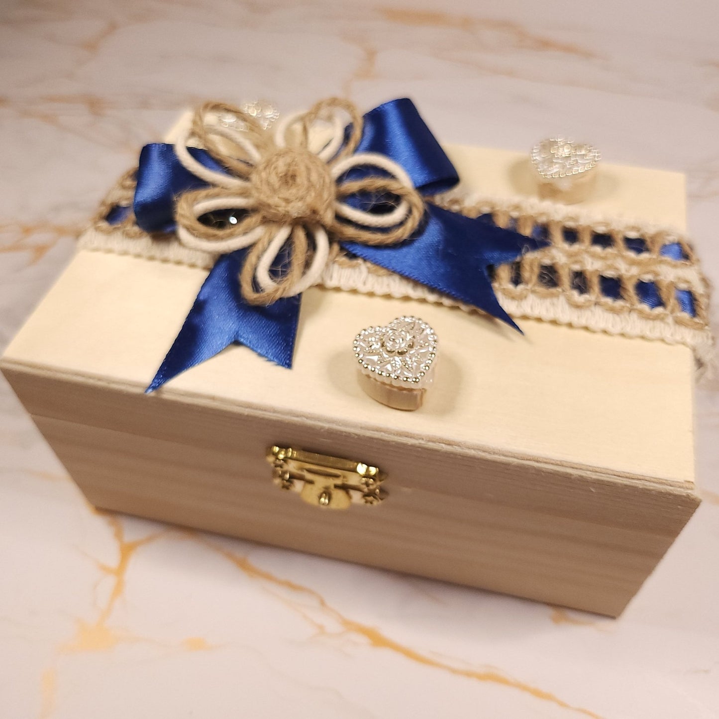 Saint Charbel Wooden Treasure Box (include relic bracelet) - Our Lady of Gifts