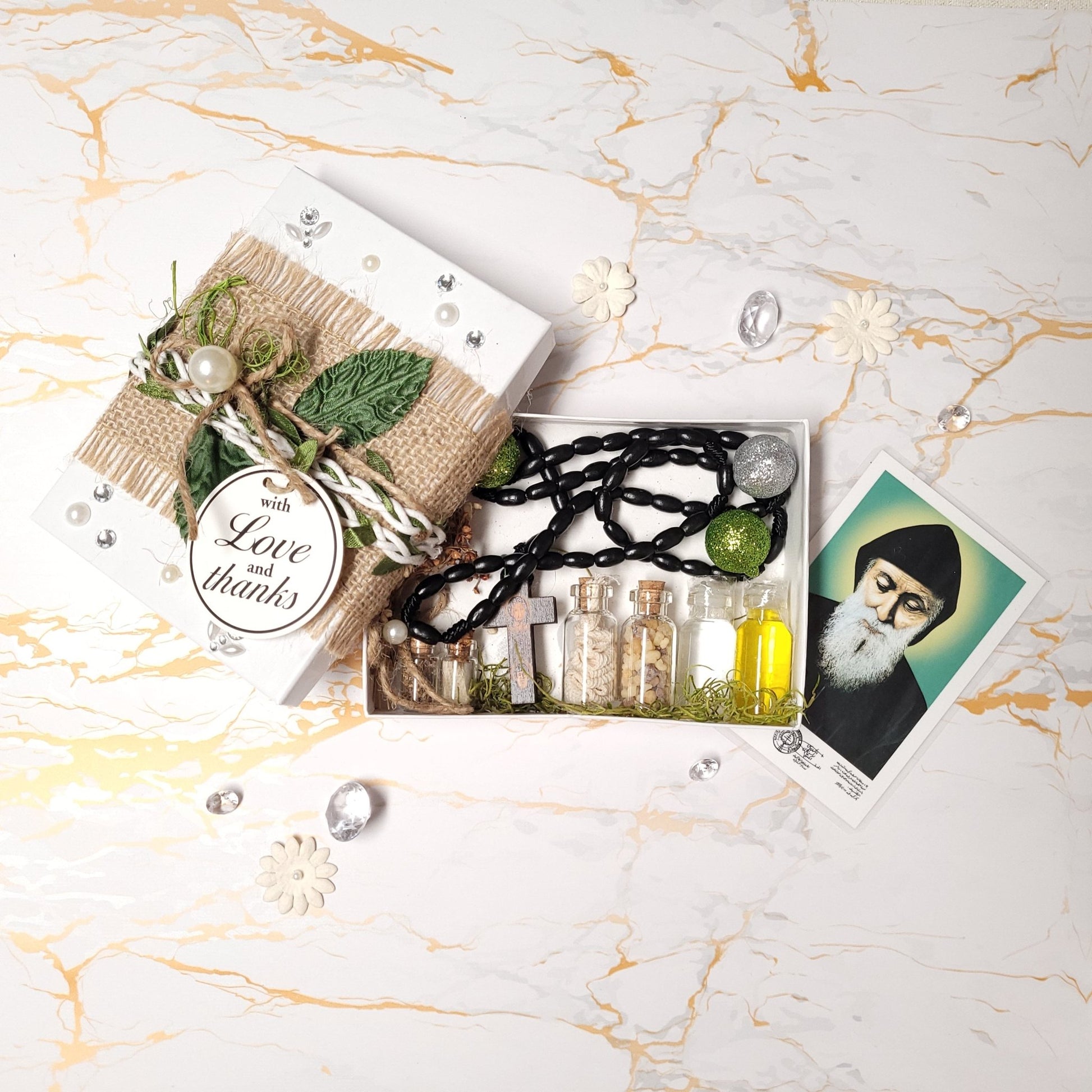 Saint Charbel Gift Box - Our Lady of Gifts