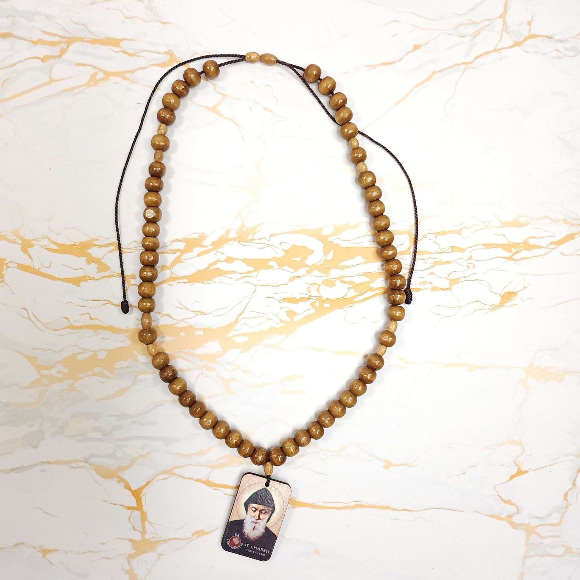 Saint Charbel Gift Box (Relic Chaplet) - Saint Valentine's Day Theme - Our Lady of Gifts