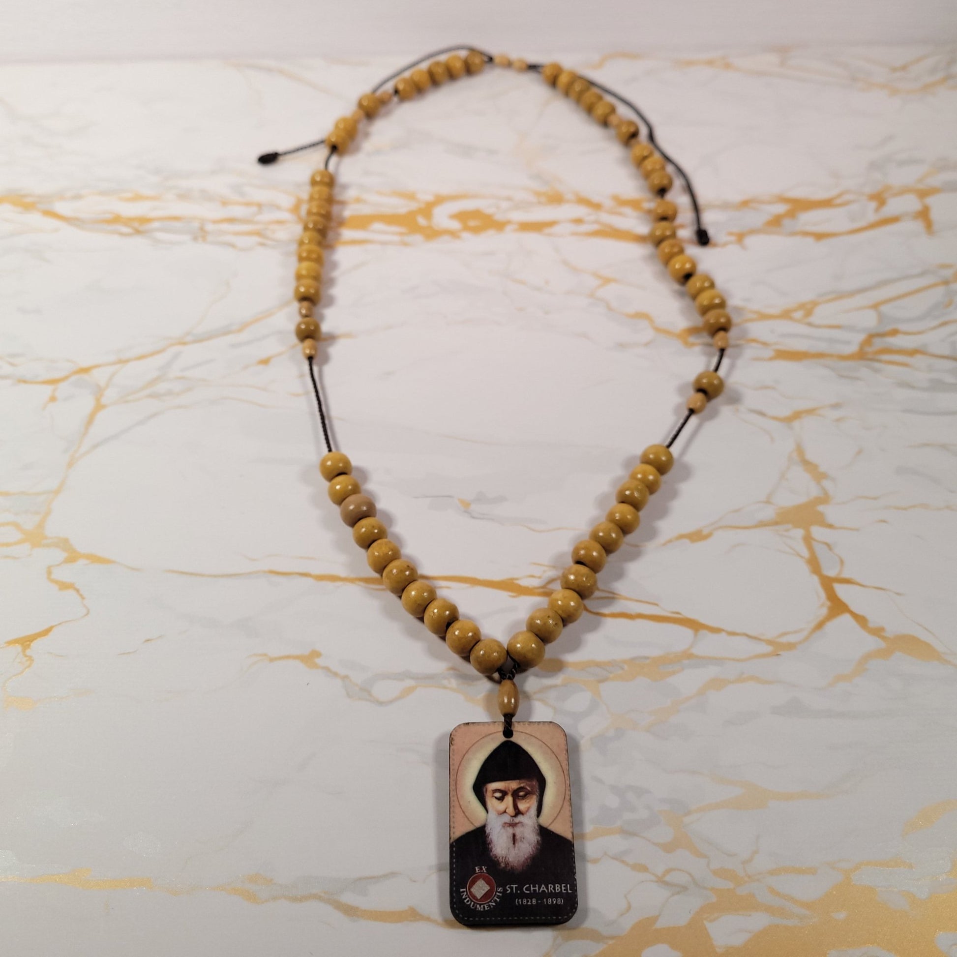 Saint Charbel Gift Box (Relic Chaplet) - Saint Valentine's Day Theme - Our Lady of Gifts
