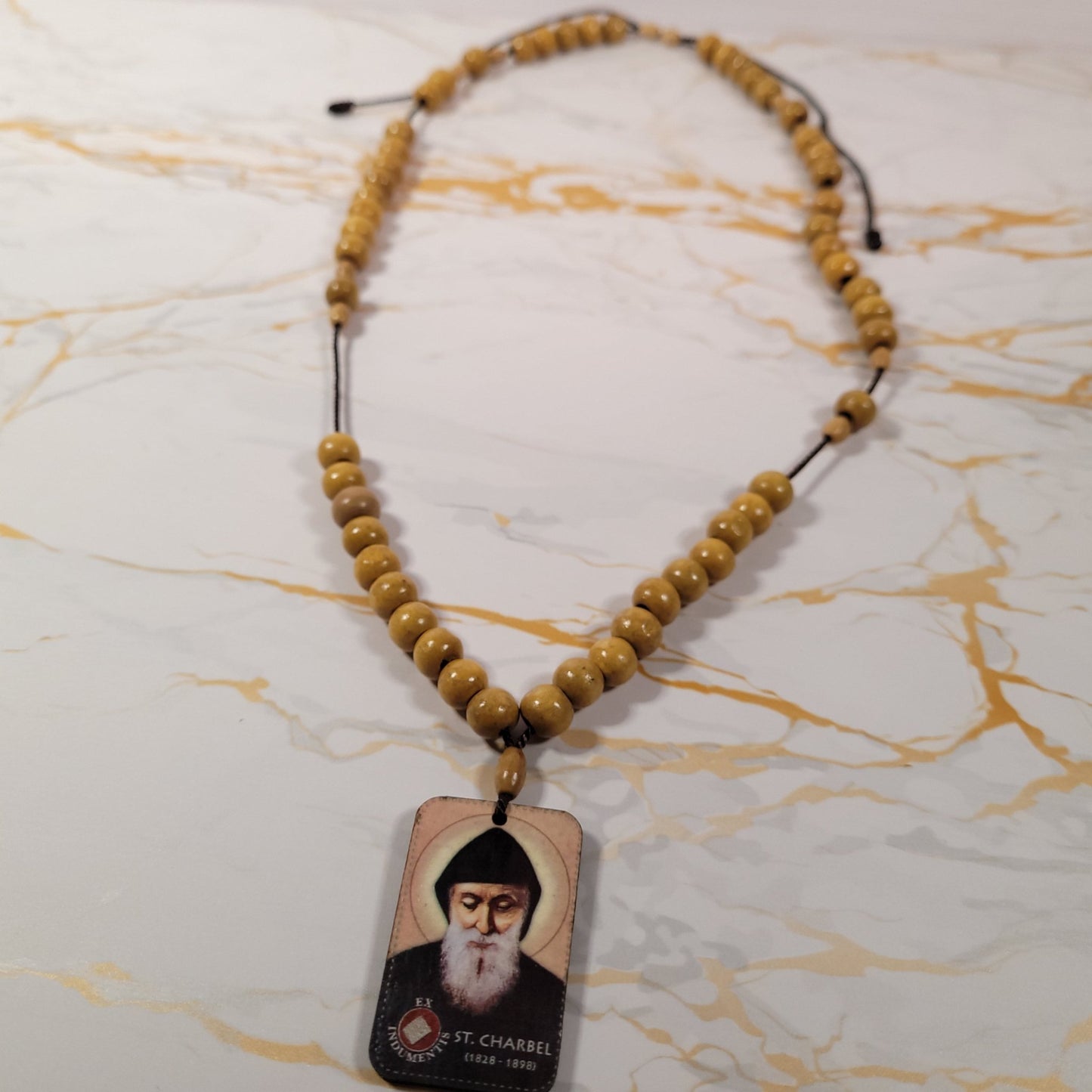 Saint Charbel Gift Box (Relic Chaplet) - Saint Valentine's Day Theme - Our Lady of Gifts