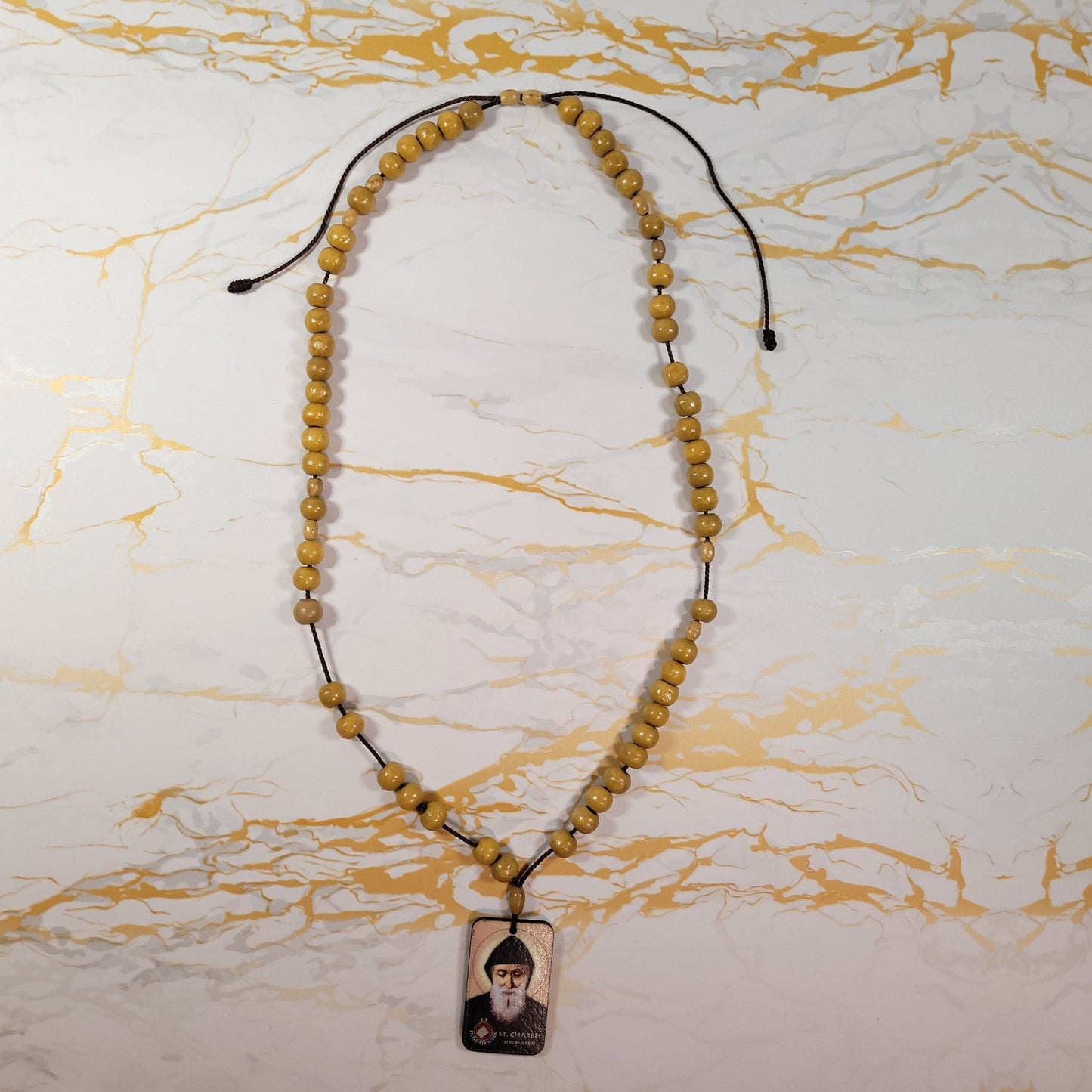 Saint Charbel Gift Box (Relic Chaplet) - Saint Valentine's Day Theme - Our Lady of Gifts